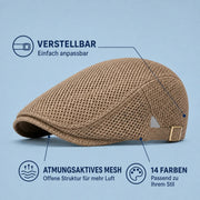 Casual Mesh Flat Cap™ | Luftige Schiebermütze