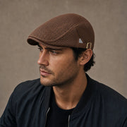 Casual Mesh Flat Cap™ | Luftige Schiebermütze