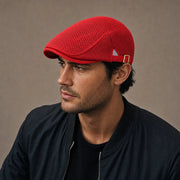 Casual Mesh Flat Cap™ | Luftige Schiebermütze