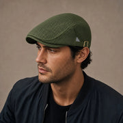 Casual Mesh Flat Cap™ | Luftige Schiebermütze