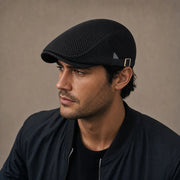 Casual Mesh Flat Cap™ | Luftige Schiebermütze