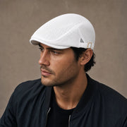 Casual Mesh Flat Cap™ | Luftige Schiebermütze