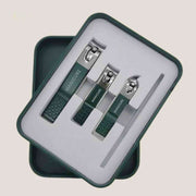 Clipora™ Nagelknipser-Set mit Nagelfeile | Anti-Spritz Design, in luxuriösem Geschenkkarton