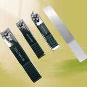 Clipora™ Nagelknipser-Set mit Nagelfeile | Anti-Spritz Design, in luxuriösem Geschenkkarton