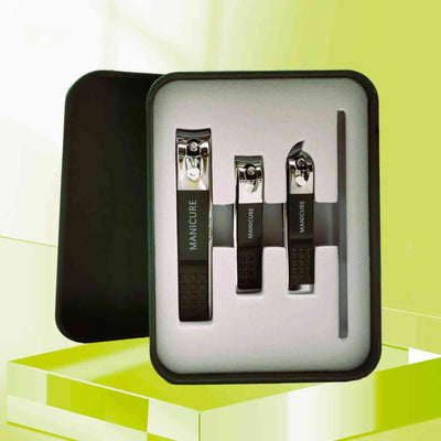 Clipora™ Nagelknipser-Set mit Nagelfeile | Anti-Spritz Design, in luxuriösem Geschenkkarton