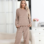 CosyLuxe™ Pyjama Set | Weiches Fleece, warm & ideal für kalte Abende