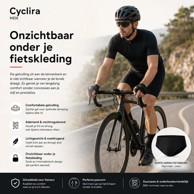 Cyclira Men™ Fahrradhose | 3D-Polsterung, atmungsaktiv & schnelltrocknend