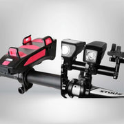 CycloMax™ Fahrrad Gadget | Handyhalterung, Powerbank, Licht & Hupe
