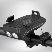 CycloMax™ Fahrrad Gadget | Handyhalterung, Powerbank, Licht & Hupe
