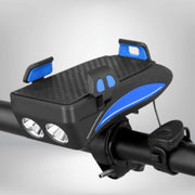 CycloMax™ Fahrrad Gadget | Handyhalterung, Powerbank, Licht & Hupe