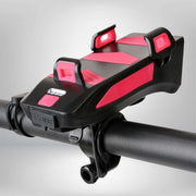CycloMax™ Fahrrad Gadget | Handyhalterung, Powerbank, Licht & Hupe