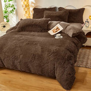 Teddy Fluffy Fleece-Bettwäsche-Set | 3- oder 4-teilig