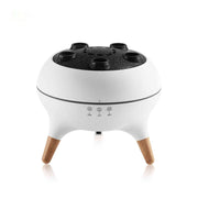 Flamora™ Quallen-Diffuser | Flammenlicht, Aroma-Nebel & Stilvolles Holzdesign