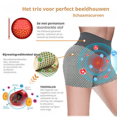 FlexFit™ | Atemberaubende Hohe Taille Jacquard Yoga Shorts für Damen, Hebend & Komfortabel
