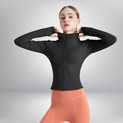 FlexiFit™ Pro Yoga Jacke | Schlank, Atmungsaktiv & Bequem Sportjacke