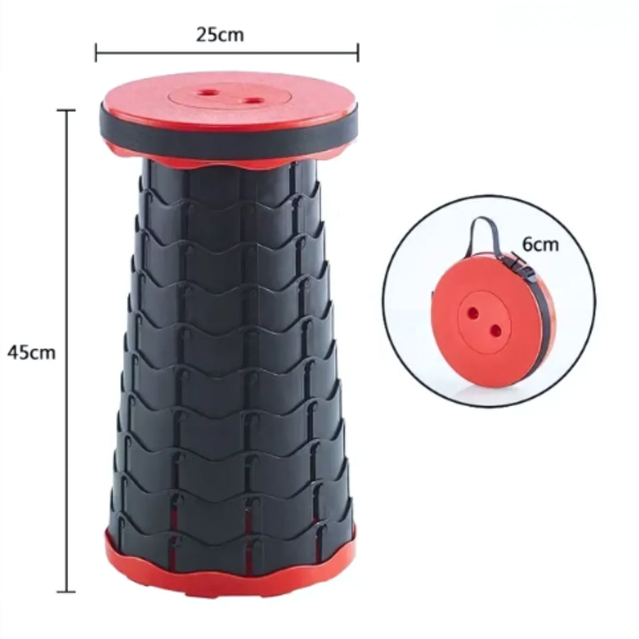 FlexiStool™ Verstellbarer Teleskop-Hocker mit Antirutsch-Oberfläche