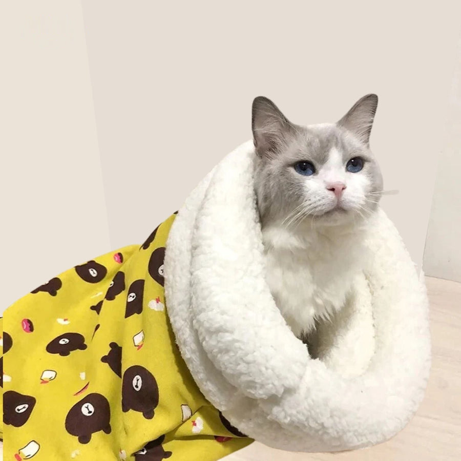 FurHaven™ Kuscheliges Katzenbett | Warm, Gemütlich & Geschützt Das lieben Katzen