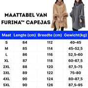 Furina™ Capejacke | Wollmix, großer Fellkragen, elegant und komfortabel