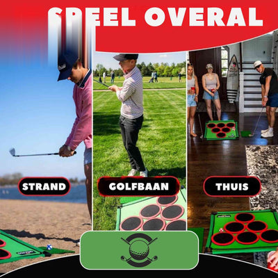 Golforia™ Spielmatte | Indoor-Outdoor-Golf, Ziele und kinderfreundlich