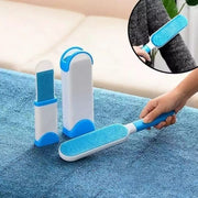 HandyBrush™ | Doppelseitiger Wiederverwendbarer Haustierhaareentferner mit selbstreinigender Basis