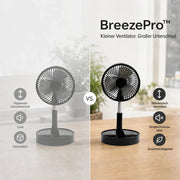 BreezePro™ | Faltbarer USB-Ventilator mit Teleskopständer