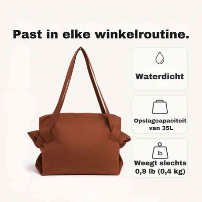AllesTasche™ Ausklappbare Einkaufstasche | Mehr Platz, weniger Taschen