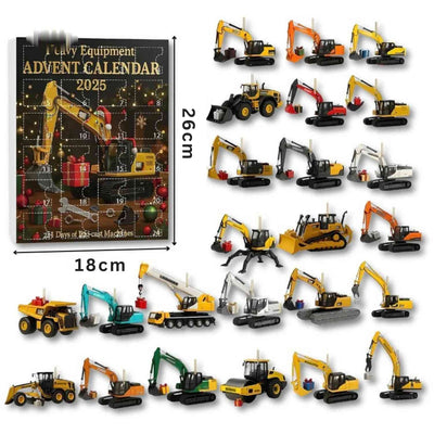 Buildora™ Adventskalender | Baufahrzeuge, 24 Überraschungen & Spielspaß