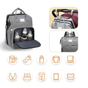 BabyLuxe™ Rucksack | Faltbares Babybett, Mückenabweisend & Große Kapazität