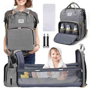 BabyLuxe™ Rucksack | Faltbares Babybett, Mückenabweisend & Große Kapazität