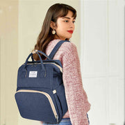 BabyLuxe™ Rucksack | Faltbares Babybett, Mückenabweisend & Große Kapazität