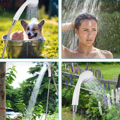 Aquacharge™ Tragbare Elektrische Dusche: Ultimative USB-Auflade-Dusche für den Außen- und Heimgebrauch
