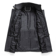 WoolGuard™ Winterjacke | Luxuriöser Doppelkragen-Trenchcoat für Herren | Warm & Stilvoll für den Winter