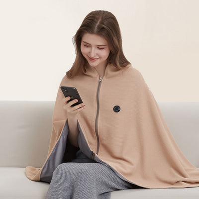 CozyWarm™ USB Beheizbarer Umhang | Graphen-Heiztechnologie & weich