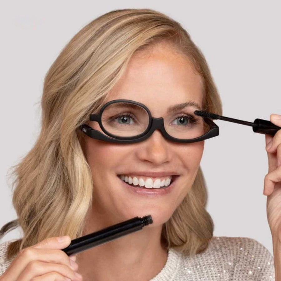 Loopex™ Brille | Drehbar, Vergrößernd & Anti-Blaulicht Makeupbrille