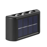 LumiBright™️ Solar Wandleuchte | Wasserdichte LED, Doppelkopf, Außendekoration