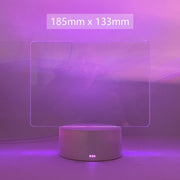 LumiNote™ Schreibtischlampe | Wischbare Memo-Notiztafel, Helle und Stimmungsvolle Erinnerung
