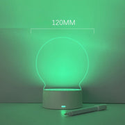 LumiNote™ Schreibtischlampe | Wischbare Memo-Notiztafel, Helle und Stimmungsvolle Erinnerung