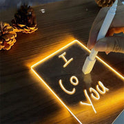 LumiNote™ Schreibtischlampe | Wischbare Memo-Notiztafel, Helle und Stimmungsvolle Erinnerung