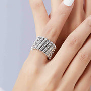 Morphix™ Flexible Armband Ring | Magisches Diamantdesign | Verstellbar von 2-7cm Ø