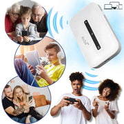 Netrovia™ Router | Tragbar 4G, Schnelles WLAN & Kabellos