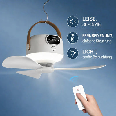 Night Breeze Fan™ | Hängeventilator mit Nachtlicht