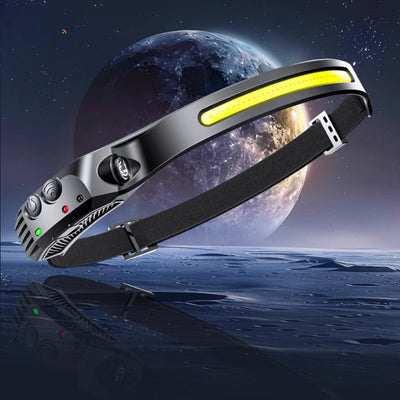 NightRay™ Kopflampe | Ultrastark, wiederaufladbar und leicht