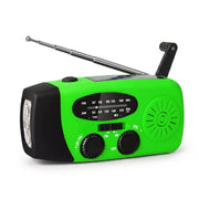 SolarPower™ Pro | Notfallradio mit Kurbel & Solar, Taschenlampe, Powerbank und SOS