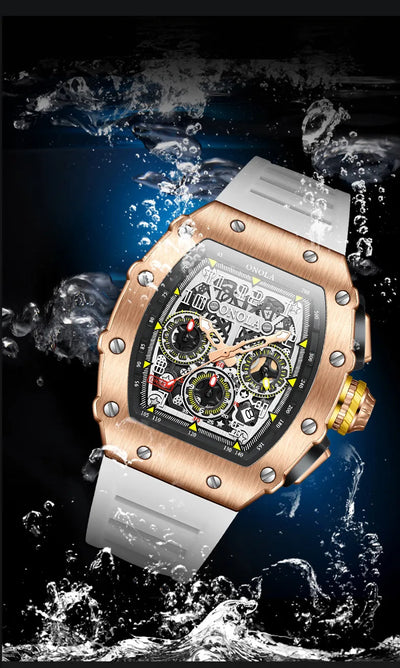 ONOLA™ MILLE | Wasserfeste Chronographen-Armbanduhr für Herren