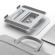 Verbessere deinen Arbeitsplatz mit dem 360° drehbaren Laptop- und Tablet-Ständer