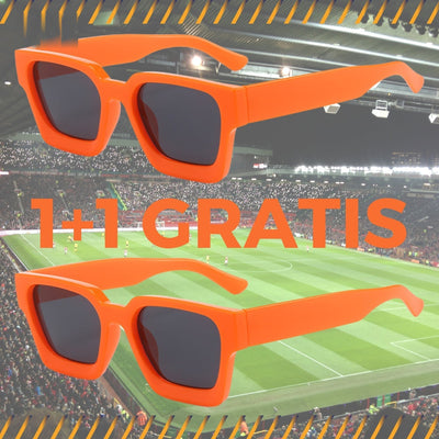Oranges T-Shirt Set | T-Shirt + GRATIS Sonnenbrille mit UV400-Schutz