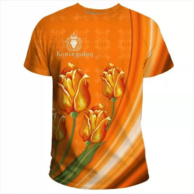 Oranges T-Shirt | Slim-Fit, Feuchtigkeitsregulierend & XS bis 6XL