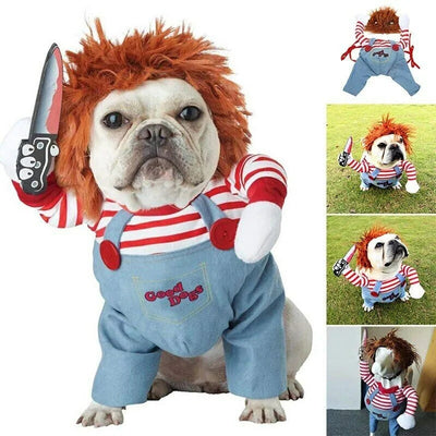 Pet Chucky™ | Das Lustigste & Gruseligste Tierkostüm für Halloween