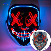 PhantomGlow™ Maske | LED-Licht, Lumineszierend & Perfekt für Halloween