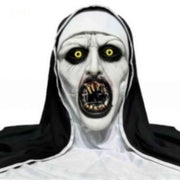 Phantora™ Nun Maske | Realistisch, gruselig und perfekt für Halloween